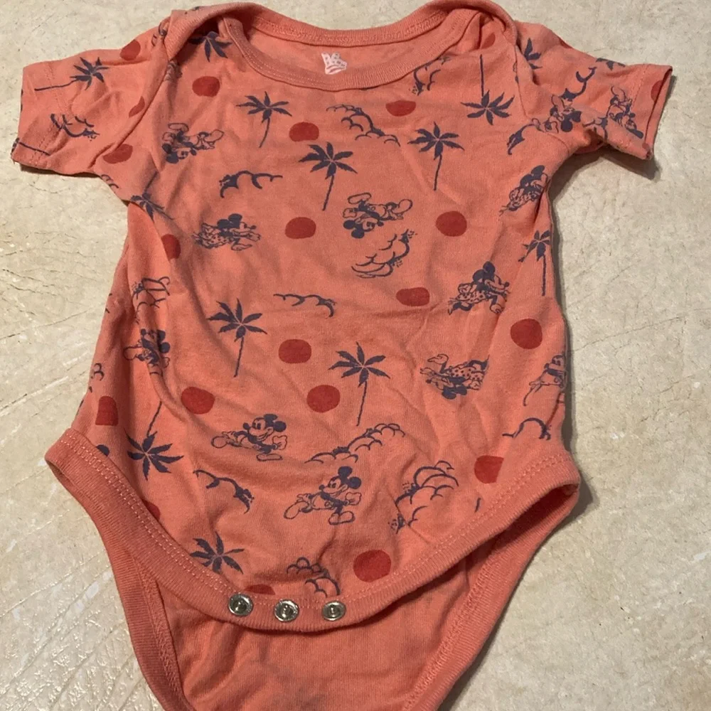 Mickey Mouse 3-6 months onesie